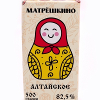 Масло растительное «Матрёшкино»  82,5%, 500 г - Молочная продукция "ЗОЛОТОЕ качество", Москва