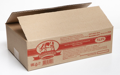 МАСЛО "ЗОЛОТОЕ КАЧЕСТВО" КРЕСТЬЯНСКОЕ 72,5%  - Молочная продукция "ЗОЛОТОЕ качество", Москва