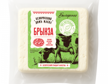 Сыр Рассольный Брынза Болгарская "Белорусский Домъ Масла" ВАКУУМ (250 гр.) - Молочная продукция "ЗОЛОТОЕ качество", Москва