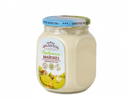 МАЙОНЕЗ "ЗОЛОТОЕ КАЧЕСТВО", ПРОВАНСАЛЬ, 67% - Молочная продукция "ЗОЛОТОЕ качество", Москва