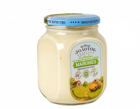 МАЙОНЕЗ  «ЗОЛОТОЕ КАЧЕСТВО» ,  ОЛИВКОВЫЙ НА ПЕРЕПЕЛИНЫХ ЯЙЦАХ, 67% - Молочная продукция "ЗОЛОТОЕ качество", Москва