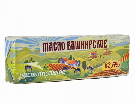 Масло растительное «Башкирское»  82,5% 500г - Молочная продукция "ЗОЛОТОЕ качество", Москва