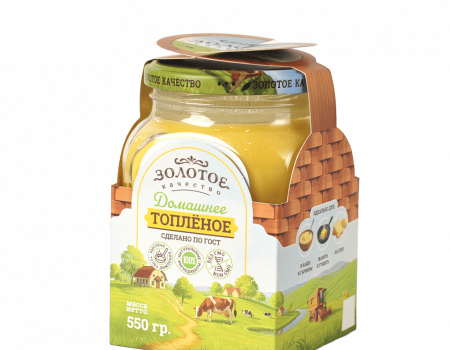 Топленая смесь растительно-сливочная «ЗОЛОТОЕ КАЧЕСТВО» массовая доля жира 99,7% - Молочная продукция "ЗОЛОТОЕ качество", Москва